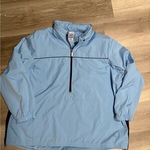 Just my Size women’s Light Blue Half-Zip Windbreaker